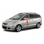 1 v&otilde;i 3 tk V&auml;limised Aknakummid Mazda 5 2008-2011 jaoks Klaasikaitse Must Kummiriba Mazda 5 jaoks C235-50-670C front left