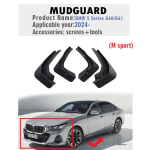 4tk FOR BMW 5. seeria G60 G61 M sport i5 m5 Poritiibade kaitsekatted Poriklapid Porikaitsekatteid Autotarvikud 4 TK 2024 2025 2026+ BMW 5 SPORT gray