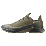 Salomon Alphacross 5 GORE-TEX Oliivinen Y&ouml; Musta Meeste Tossud Roheline S&uuml;gav-Sammalroheline L47310300 46