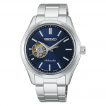 Seiko Selection HFB002J Meeste Automaatne Open Heart Kell Sinise sihverplaadiga Roostevabast terasest Valmistatud Jaapanis 2026 Mudel
