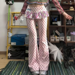 Naiste Y2k pikad p&uuml;ksid V&otilde;ltskaksosalised 2000ndad Kpopi mood Gyaru Madala v&ouml;&ouml;kohaga laienevad p&uuml;ksid Kitsad Magusad Harajuku S roosa