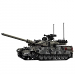 66058 Leopard 2A7 p&otilde;hilahingutanki mudel - v&auml;ljakutseid pakkuvad s&otilde;jalised ehitusplokid poistele, piiri&uuml;lesed m&auml;nguasjad