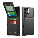 Telefoni&uuml;mbris Samsung Galaxy S23 S21 S24 FE S25 S22 Plus S26 Ultra A57 A37 A55 A35 A15 A54 A16 A26 A36 A56 jaoks Kaardihoidjaga Kate For Galaxy S26 Plus must