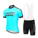 Uus Tuur 2026EUSKADI Jalgrattas&auml;rk Maanteejalgratta Maillot S&Auml;RGI L&uuml;hikeste p&uuml;kste komplekt Mehed Naised Kiiresti kuivav Ropa Ciclismo Jalgratta T-s&auml;rk R&otilde;ivad L blue