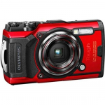 OLYMPUS Digitaalkaamera Tough TG-6 Punane 12 Megapikslit CMOS F2.0 15m Veekindel 100kgf Koormustaluvus Sisseehitatud GPS Wi-Fi TG-6RED Kompaktne