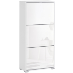 Kingakapp Kingade hoiukapp 3 klappust 3 sahtlit Puidust 60L x 26W x 124H cm Lakkvalge 60 x 26 x 124 cm