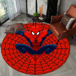 1 tk Marvel Spider-Man &uuml;mmargune vaip - libisemiskindel, masinpestav pol&uuml;estervaip elutoa ja magamistoa kaunistamiseks - t&auml;iuslik j&otilde;ulu- v&otilde;i Bi 150cm/59.0in