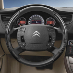 Sobib Citroenile s&uuml;sinikkiust tekstuuriga rooliratta kate C3 C4 X Berlingo C5 Aircross Jumper Spacetourer Ami X Segmented Q EI5 gray