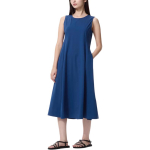 UNIQLO &Uuml;hev&auml;rviline Kitsa L&otilde;ikega Midi Varrukateta Kleit Naiste kleidid 484883-68 L blue