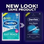 DenTek Complete Clean Easy Reach hambaniidipulgad, 75 tk blue
