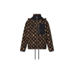 LOUIS VUITTON S&uuml;gis/Talv 22 L&uuml;hike mantel Naiste Pruun 1AAKAV 36 pruun