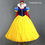 T&auml;iskasvanute Cosplay Kleit Lumivalguke T&uuml;druk Printsessi Kleit Naistele T&auml;iskasvanud Multikakujuline Printsess Lumivalguke Halloweeni Peo Kost&uuml;&uuml;m XXL yellow