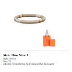 HERMES H Equipe Lakitud Puidust K&auml;ev&otilde;rud Naistele Pruun H057088FL01 One Size 1 pruun