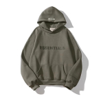 Meeste &Uuml;le suurusega Kapuutsiga Dressipluus 3D Silikoonist T&auml;hetr&uuml;kiga Streetwear Vabaaja Talvine Pealmine Medium tumehall v&auml;rv