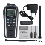 Veekindel IC-M25 5W 5KM VHF Mere-raadio Mere-walkie-talkie VHF K&auml;eshoitav transiiver Waterproof IC-M25