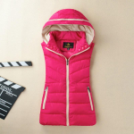 S&uuml;gis Talv Uus Kapuutsiga Puuvillane Soe Vest Naistudengid Streetwear Korea L&otilde;tv Varrukateta Parka Vest Naistele 3XL
