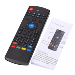 Mini 2,4G juhtmevaba klaviatuuri kaugjuhtimispuldiga Air Mouse Android Smart TV kasti jaoks must