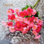 Kunstlik v&otilde;ltssiidist kampanula lillekimp kodu pulmapeo sisekujundus punane