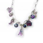 NOA [I2176] - disainerkaelakee  Paris  lilla roheline lilla