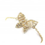 Les Tr&eacute;sors De Lily [N1325] &ndash; kullatud k&auml;ev&otilde;ru Papillon Lumi&egrave;re valgest kullast kuld