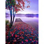 T&auml;ielik 5D-teemantmaaling multifilm maastiku mosaiiktikandid ristpistes kodukaunistus k&auml;sitsi valmistatud 25x30cm