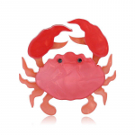 Blucome Akr&uuml;&uuml;l, Must Silm Punane Krabi Prossin&otilde;elad Naistele Lastele K&auml;sitsi valmistatud J&otilde;ulupeo Prossin&otilde;elad Aksessuaar punane