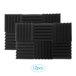 12 tk 12 * 12 * 2 tolli suure tihedusega stuudio akustilised vahtpaneelid heliisolatsioonivaht tuleaeglusti 12pcs