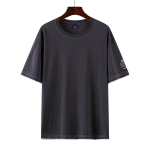ZIRUNKING 2021 Kahepoolne T-s&auml;rk 100% puuvillane soliidne T-s&auml;rk Unisex Causal O-kaelusega T-s&auml;rk meeste/naiste kvaliteetsed klassikalised topsid ZKSHUANGBIAN L