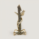 Tulip - Elif Pattern Islamic Figurine | Islamic Statue For Table Decor | Islamic Living Room Decor | Islamic Home Decor | Islamic Home Gift kuld