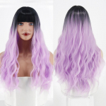 LISI HAIR Halloween Cosplay s&uuml;nteetilised parukad Ombre lilla punane sinine roosa pikk vesilaine koos tukkidega naiste peol kasutamiseks
