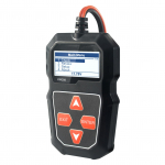 KONNWEI KW208 12 V autoaku koormuse tester, professionaalne auto generaatori anal&uuml;saator &ndash; lainekuju must