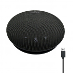 Kaasaskantav BT konverentsimikrofoni k&otilde;lartelefon Sisseehitatud 360-kraadine mitmesuunaline mikrofon koos vaigistusega USB&BT