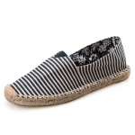 Meeste Espadrillid Meeste lapit&ouml;&ouml;d suvekingad Meeste Loaferid Hingav l&otilde;uend Meeste kingad Mood džuudist m&auml;hitud must triip 42