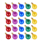 25tk G40 volframpirni vahetus 5 v&auml;rvi 7W 220-240V maapirn E12 p&otilde;hipirnid jaoks mitmev&auml;rviline