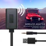 Auto juhtmevaba Bluetooth AUX-adapter HIFI stereoheli muusika vastuv&otilde;tja 2RCA liides v&otilde;i USB 3,5 mm pistikupesaga heliliin auto k&otilde;lari jaoks