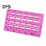 DIY fondant vormi telliskivi muster Kasulik kuumakindel kiirelt vabastav reljeefvorm