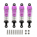 4 tk Amortisaatori alumiiniumsulamist WL-m&auml;nguasjadele 1/14 144001 RC autode uuendused osad tarvikud lilla