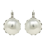 Lily-Crystal [R4680] - K&auml;sit&ouml;&ouml;na valmistatud Mythique Syracuse antiiksed h&otilde;bedased liiprid - 18 mm
