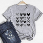 Lillekass Lemmikloom armsad r&otilde;ivad vabaaja 90ndate stiilis l&uuml;hikeste varrukatega naiste printiga Naiste graafiline T-s&auml;rk Tee top moodne T-s&auml;rk S