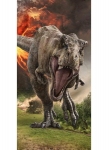 Jurassic Worldi rannar&auml;tik 100% puuvill 70 x 140