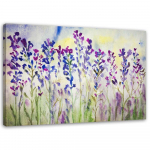 L&otilde;uenditr&uuml;kk Abstract Flowers Meadow Purple 60x40 lilla