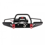 Metallist esikaitseraud koos 2 LED-tulega ja kaugjuhtimispuldiga elektriline vints Traxxas TRX-4 SCX10II 90046 jaoks must