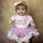 Uus 60 CM Reborn Baby viimistletud k&auml;sitsi &uuml;ksikasjalik nukum&auml;nguasi, 3D v&auml;rvitud nahk silikoonist v&auml;ikelaps t&uuml;drukule Realistlik riietus Printsess Bebe