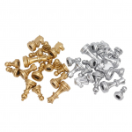 32-osalised malenupud 1,93-tolliste kingfiguuridega PS t&auml;iskasvanutele, lastele, kullast ja h&otilde;bedast m&auml;nguasi