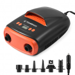 TOMSHOO digitaalne elektriline SUP &otilde;hupump 110 W 12 V 22 PSI k&otilde;rgsurve kiir&otilde;hupump koos LCD-ekraaniga oranž
