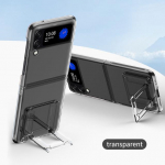 Kukkumisvastane moodne kaitse&uuml;mbris Samsung Galaxy Z Flip 4 Flip4 Flip3 5g Flip 3 libisemiskindla aluse hoidiku mobiiltelefoni kate for Samsung Z Flip 4 valge