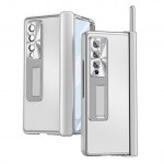 T&auml;ieliku kaitsega karastatud klaasist alumiinium&uuml;mbris Samsung Galaxy Z Fold4 5g Fold3 Fold 3 Zfold4 Kickstand &uuml;mbristele Coque for Samsung Z Fold 3 h&otilde;be