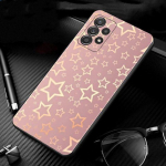 &Uuml;mbris Samsung Galaxy A71 A51 A41 A12 A21s A23 A52 A72 A22 A02s A03s A52s A53 A73 A32 A33 A13 iluroosa kullat&auml;he mustriga For Samsung A03s