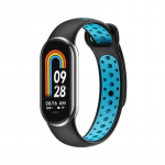 Silikoonrihm Xiaomi Mi Bandi jaoks 8 7 6 5 4 3 Kahev&auml;rviline higistamisvastane spordirihm, hingav pandlaga asendusrihm Mi b&auml;ndile 8 7 6 5 4 3 For Miband 8