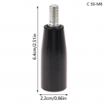 P&ouml;&ouml;rlev k&auml;epide metallist nupp, keermestatud vars k&auml;siratas t&ouml;&ouml;riistad treipingi lihvimine 2.2*6.4cm